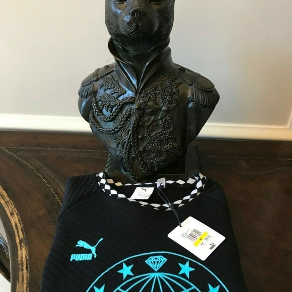 SOLD!! NWT $95 Puma Diamond Team Crew Sweatshirt M - Picture 8 of 8